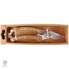 Esschert Design metszőolló - fanyelű  20 cm hosszú