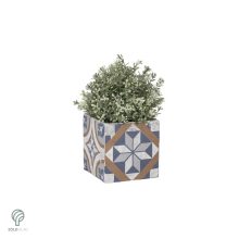 Mediterrán kerámia virágcserép - díszkerti kellék