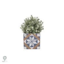 Mediterrán kerámia virágcserép - díszkerti kellék