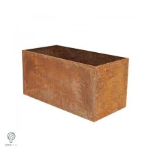 Patinásított felületű fém virágláda - három választható méretben