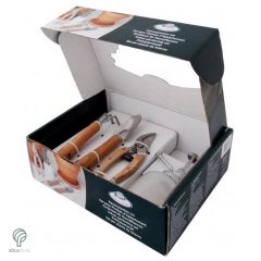 Esschert Design terasz- és szobanövény szerszámkészlet dobozban