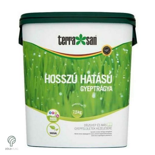 Hosszú hatástartamú gyeptrágya - terrasan