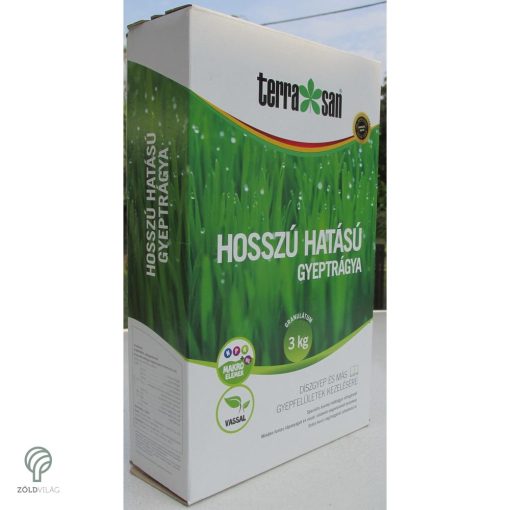Hosszú hatástartamú gyeptrágya - terrasan