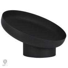 Aszimmetrikus kialakítású öntöttvas tűzrakó tál