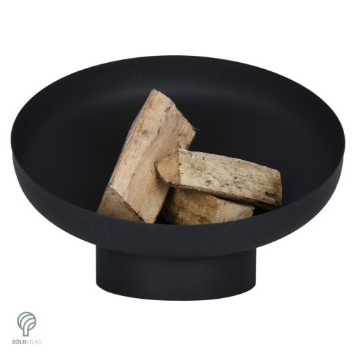 Aszimmetrikus kialakítású öntöttvas tűzrakó tál