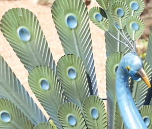 diszkerti-allatszobor-PEACOCK